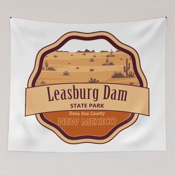 Item preview, Leasburg Dam State Park Doña Ana County New Mexico designed and sold by Wanderful-roads.