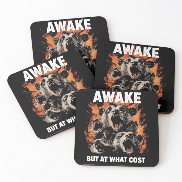 Item preview, Awake But At What Cost - Screaming Opossums designed and sold by SubtleSplit.
