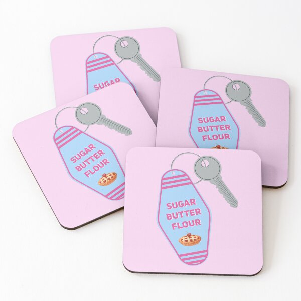 Item preview, Waitress Broadway Keychain Sugar Butter Flour designed and sold by baranskini.