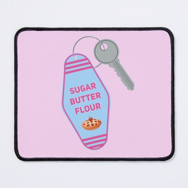 Item preview, Waitress Broadway Keychain Sugar Butter Flour designed and sold by baranskini.