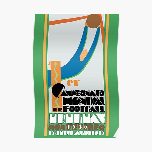 Coupe du monde de football 1930 affiche Poster