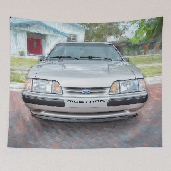 Item preview, 1989 Silver Ford Mustang LX 5.0 Hatchback X108 designed and sold by RichFrancoCars.