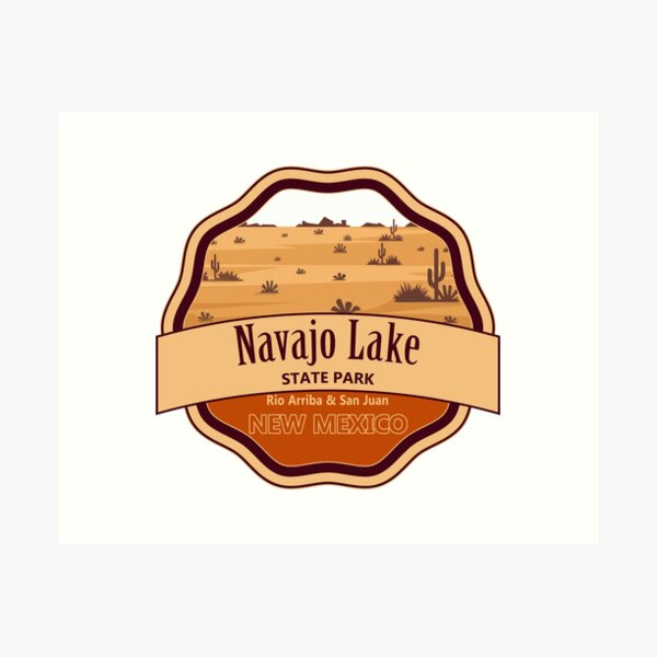 Aperçu de l'œuvre Parc d'État du lac Navajo, Rio Arriba et San Juan, Nouveau-Mexique créée et vendue par Wanderful-roads.