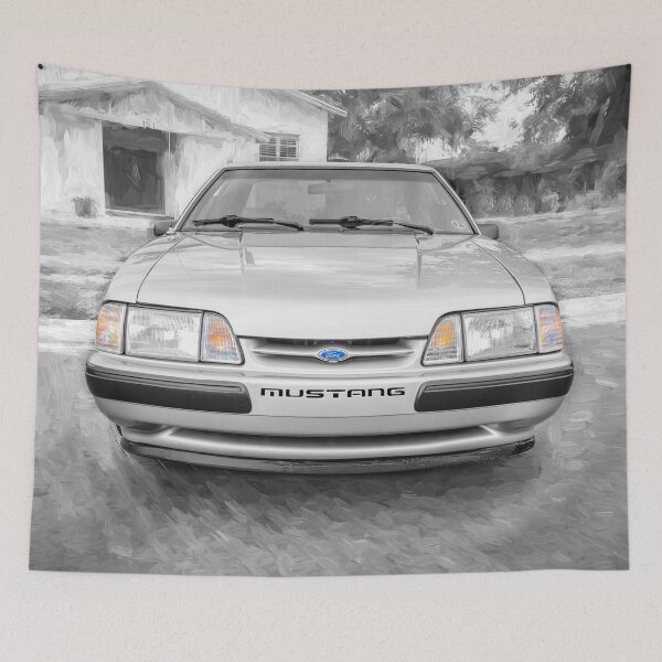 Item preview, 1989 Silver Ford Mustang LX 5.0 Hatchback X109 designed and sold by RichFrancoCars.