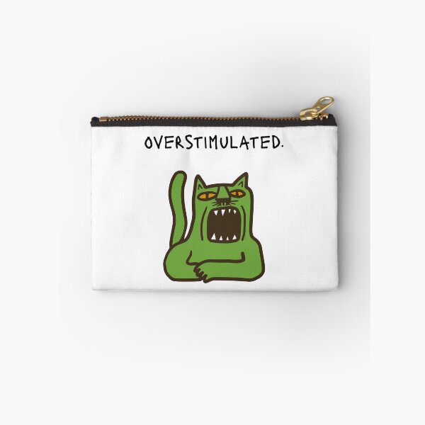 Item preview, Overstimulated cat designed and sold by silver-hippie.
