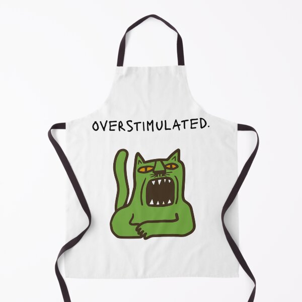 Item preview, Overstimulated cat designed and sold by silver-hippie.