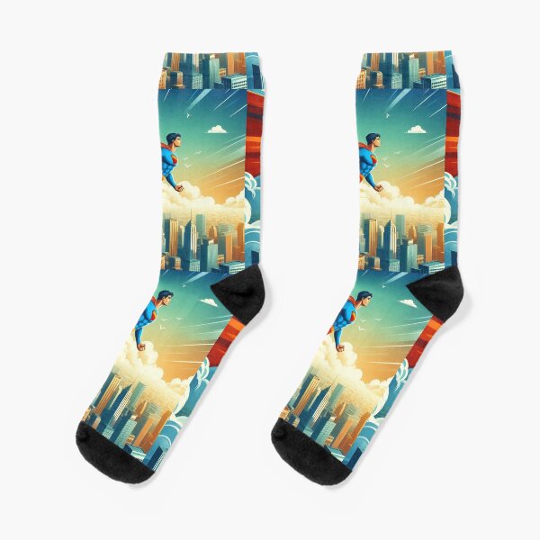 Item preview, Man Flying  and Epic Superhero Artwork designed and sold by ForzaNapole.