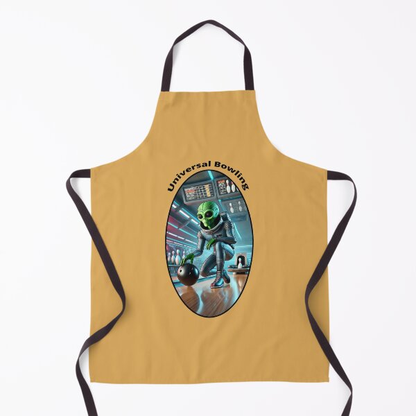 Item preview, Vintage Space Alien with a Bowling Ball in an Alley URM designed and sold by urmaddad.