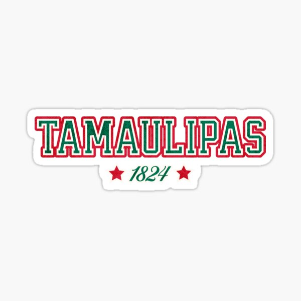Item preview, Tamaulipas Mexico | Green, White, Red Colors with Historic Statehood Year designed and sold by Ikon-Luminis.