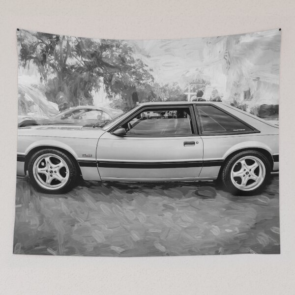 Item preview, 1989 Silver Ford Mustang LX 5.0 Hatchback X112 designed and sold by RichFrancoCars.