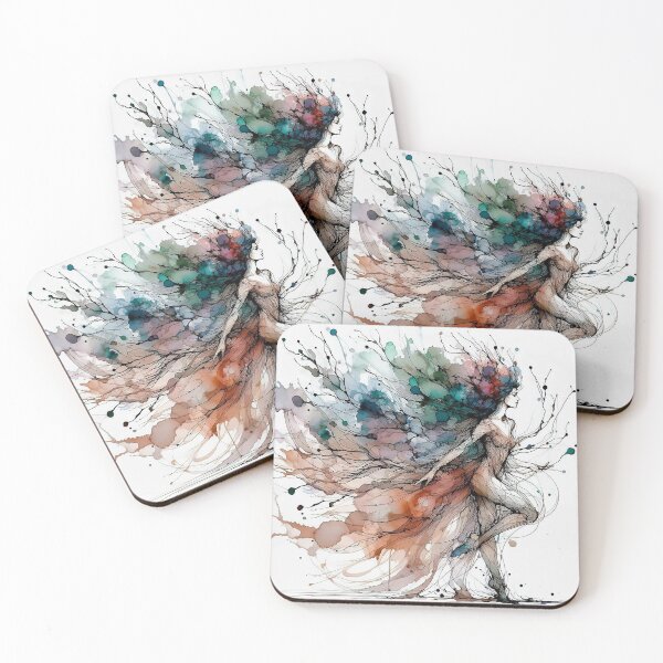 Item preview, Pirouette in Color - A ballerina’s movement, painted in the air. designed and sold by CosmInk.