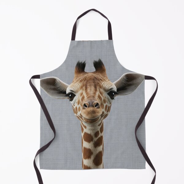 Item preview, Baby Giraffe on Grasscloth Fabric – Cute Jungle Cub designed and sold by svarupa.