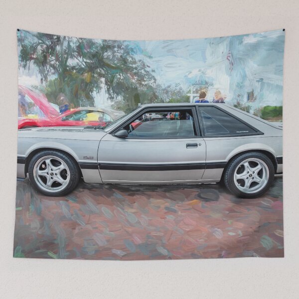 Item preview, 1989 Silver Ford Mustang LX 5.0 Hatchback X113 designed and sold by RichFrancoCars.