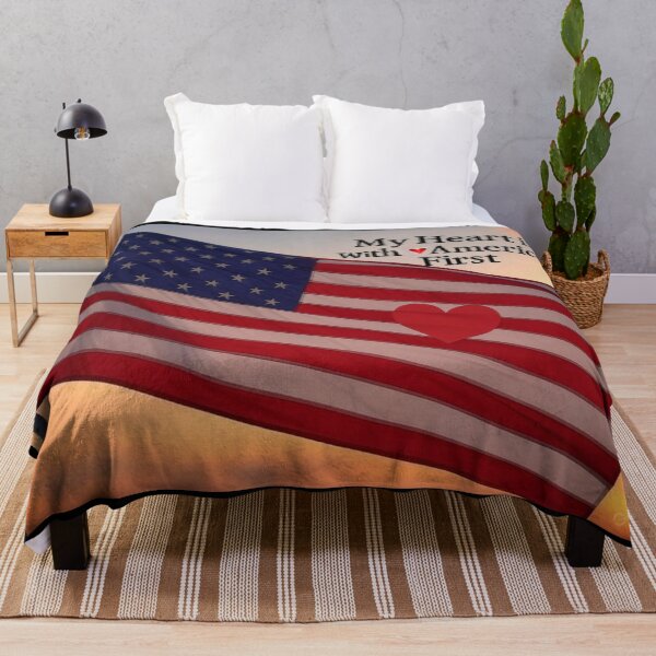 Item preview, "My Heart is with America First" - Patriotic Love designed and sold by MySheetMusicArt.