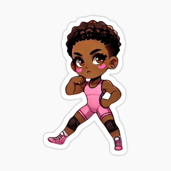 Alicia The Wrestler "Waiting" Sticker