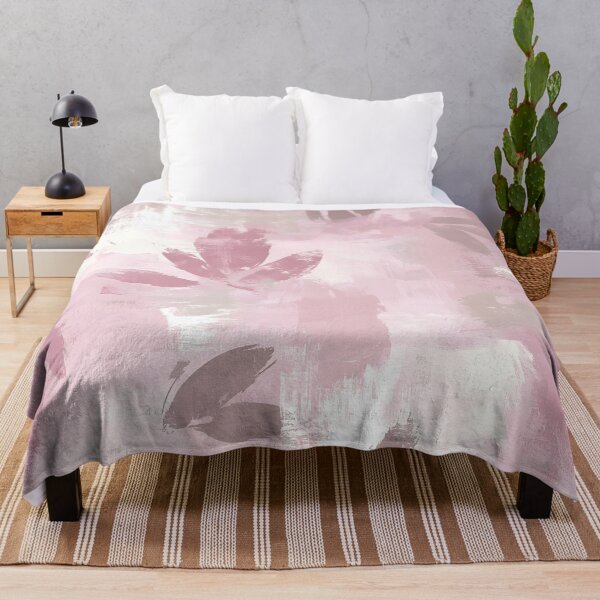 Item preview, Brushstroke Abstract Pink Botanical designed and sold by Eclectic Monkey.
