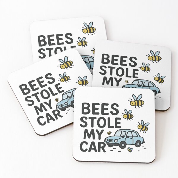 Item preview, Bees stole my car designed and sold by YuliaHulia.
