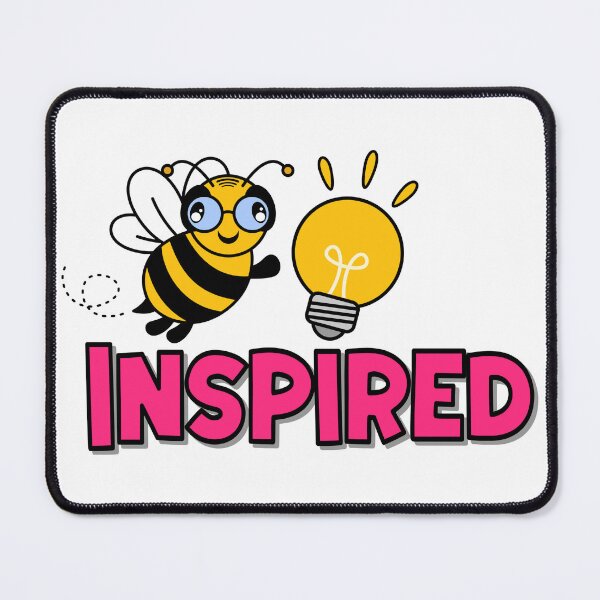 Item preview, Bee Inspired Teacher Pink Shirt - Cute Motivational Bee Design designed and sold by Teacher Bee Co..