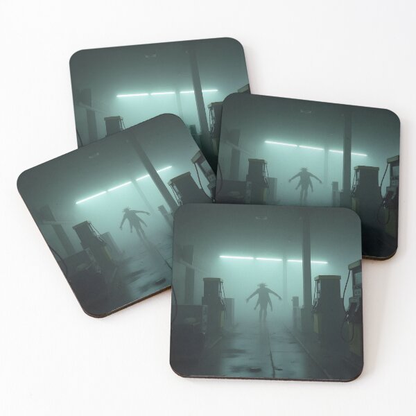Item preview, Phantom at the Pump – The Gas Station Stalker designed and sold by AlienInkvasion.