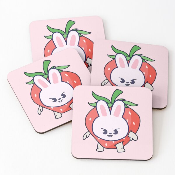 Item preview, STRAY KIDS (SKZOO) Leebit Strawberry Meme designed and sold by LilMissRandom17.