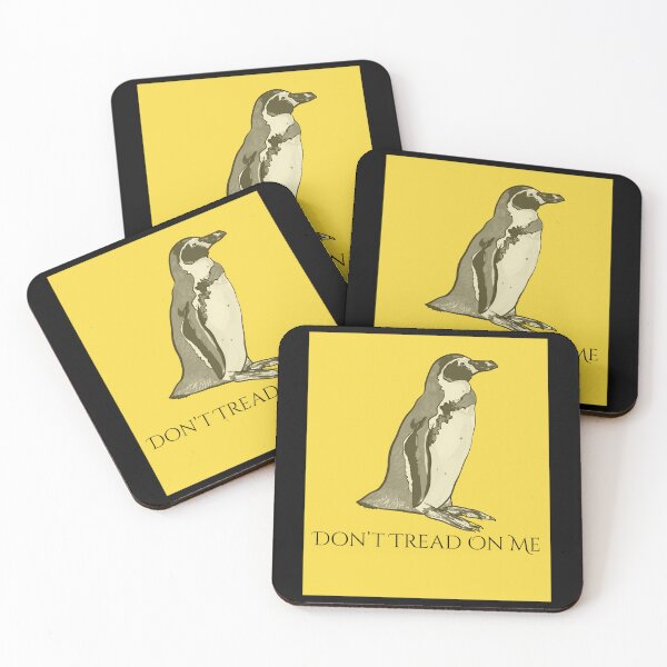 Artikelvorschau, Treten Sie nicht auf mich Pinguin Sarkastisches politisches Design entworfen und verkauft von EarthArtDesigns.