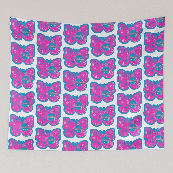 Item preview, Pink Believe Retro Butterfly designed and sold by My-Red-Designs.