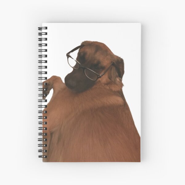 Artikel-Vorschau von kluger Hund mit Brille, designt und verkauft von chickflickcomfort.