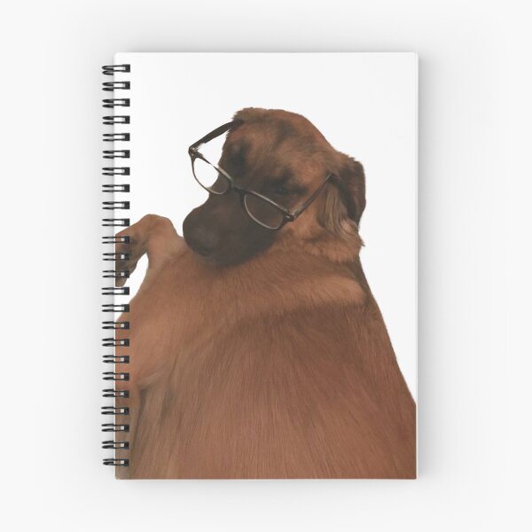 Item preview, smart dog with glasses designed and sold by chickflickcomfort.
