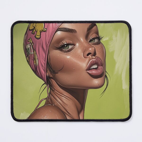 Item preview, Swimcap Lowbrow woman designed and sold by obstinator.