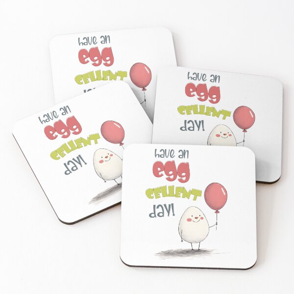 Item preview, Have an Egg-cellent Day! | A Sunny-Side-Up Birthday Full of Smiles and Laughs designed and sold by FUNqoosh.