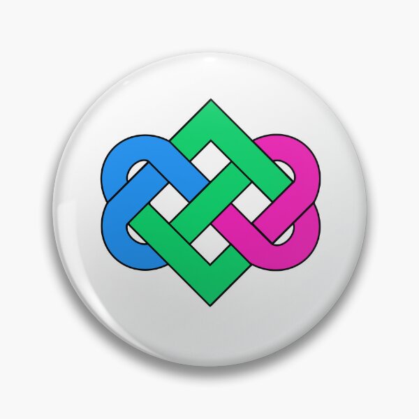 Item preview, Celtic Heart Double Knot Pride - Polysexual designed and sold by cjo582.