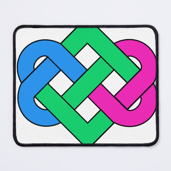 Item preview, Celtic Heart Double Knot Pride - Polysexual designed and sold by cjo582.