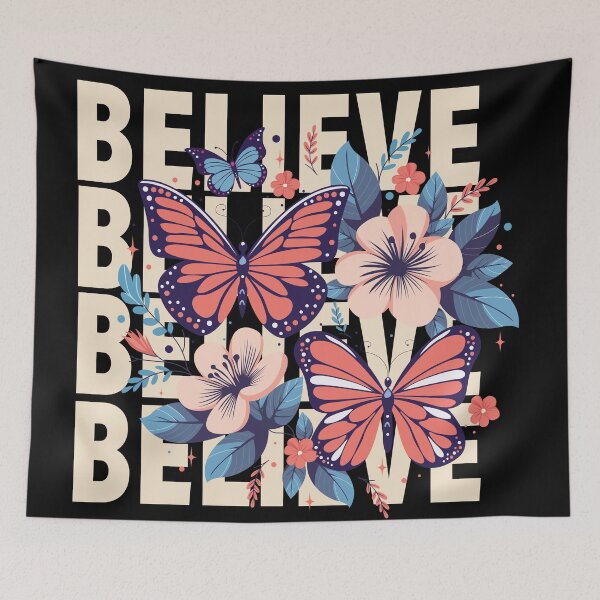 Item preview, Believe in Butterflie designed and sold by theflowergirl14.