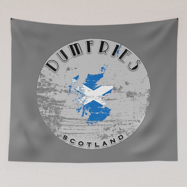 Item preview, Dumfries Scotland Flag Worn  designed and sold by World Designs.