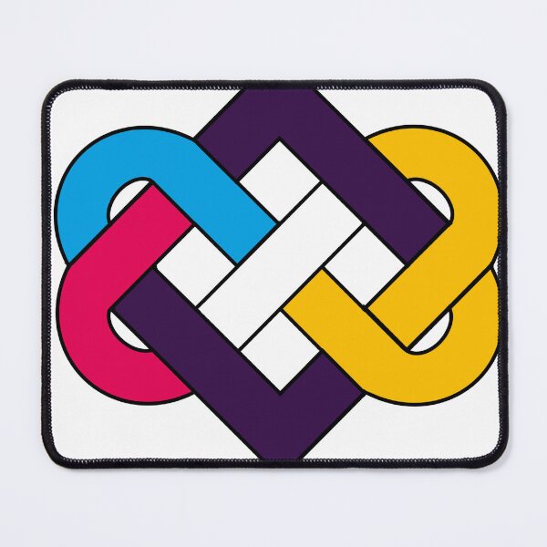 Item preview, Celtic Heart Double Knot Pride - Polyamorous | Poly | Polyamory designed and sold by cjo582.