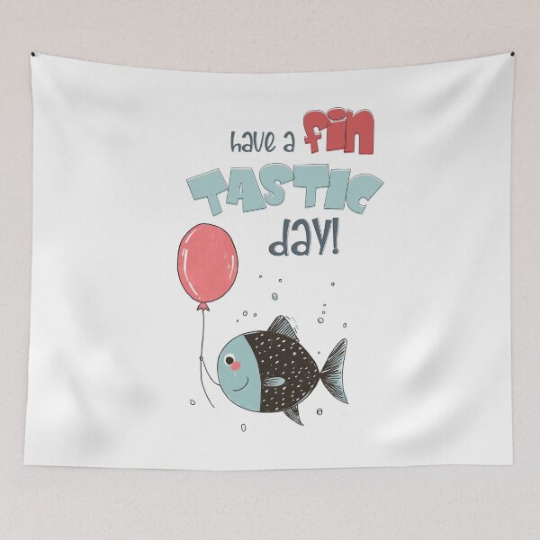 Item preview, Have a Fin-tastic Birthday! | A Fish-Themed Celebration That’ll Make Waves in the Sea of Fun designed and sold by FUNqoosh.