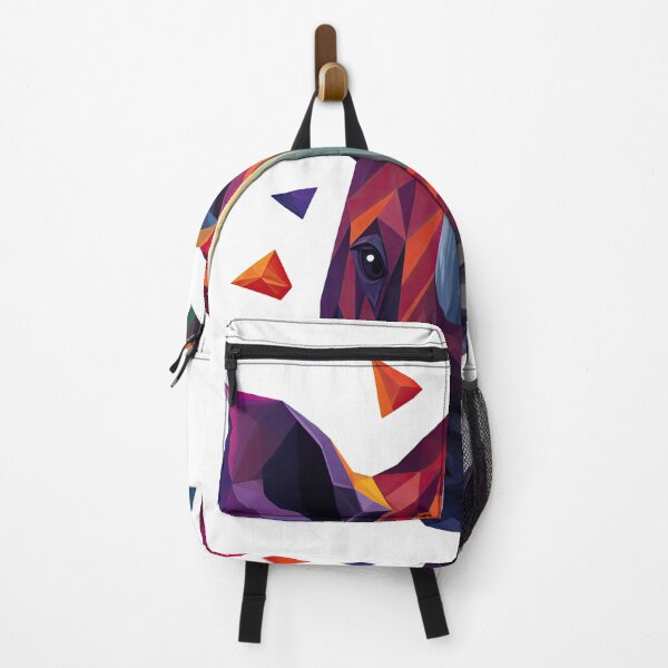 Item preview, Geometric Rhino Head – Vibrant Polygonal Wildlife Art designed and sold by ForeverPrintsOK.