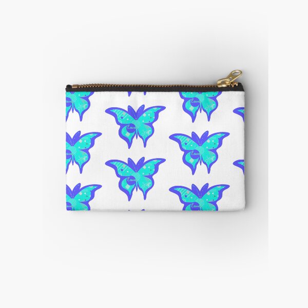 Artikelvorschau, Blaugrüner blauer Liebes-Retro-Schmetterling entworfen und verkauft von My-Red-Designs.