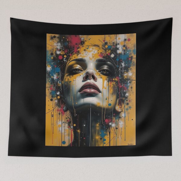 Item preview, Abstract power meets feminine elegance designed and sold by ArtCreator2023.