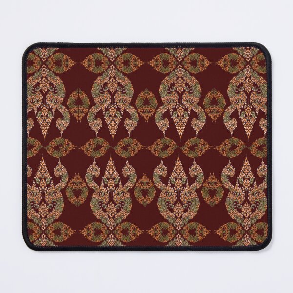 Item preview, Ornate Thai Kanok Pattern – Royal Gold on Black Traditional Art designed and sold by Mondee Shop.
