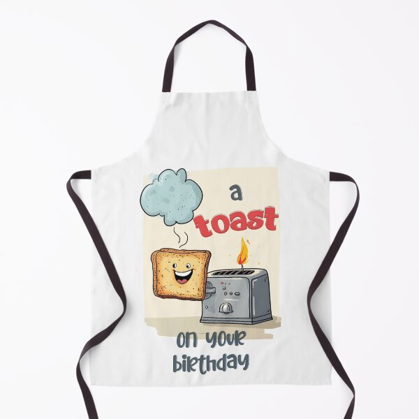 Item preview, A Toast to You on Your Birthday! | A Bready-to-Party Celebration with a Slice of Fun designed and sold by FUNqoosh.