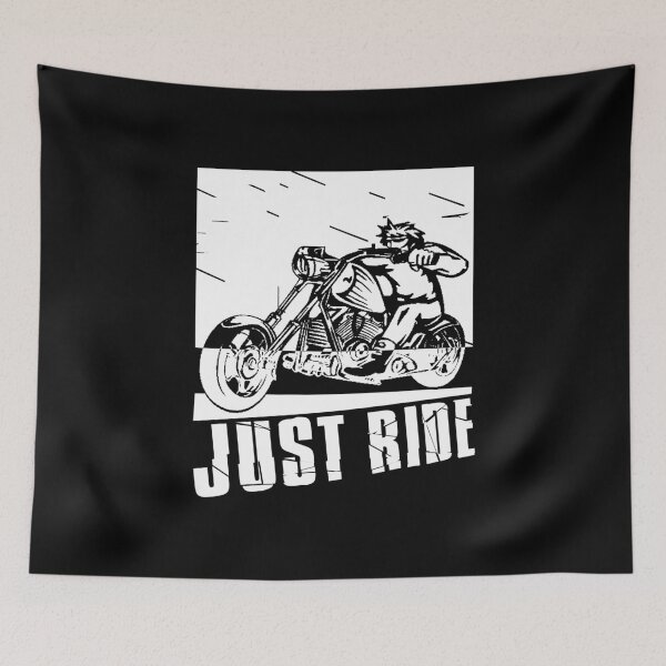 Item preview, Just Ride - Funny Motorbike Design designed and sold by SmartStyle.