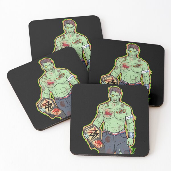 Item preview, You Can't See Me Wrestling Zombie designed and sold by TheBurritoKid.