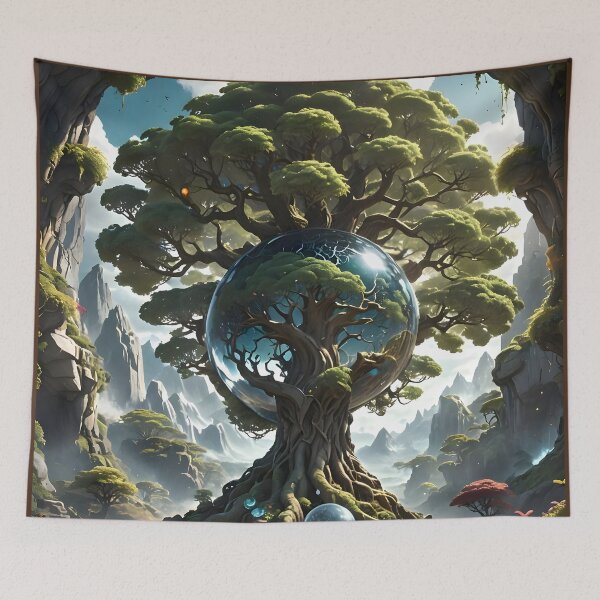 Item preview, Is this tree Yggdrasil? designed and sold by laurencecrea.