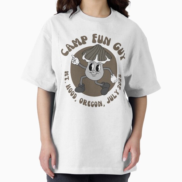Item preview, Camp Fun Guy (T-shirt, larger logo) designed and sold by Christina Scannapiego.