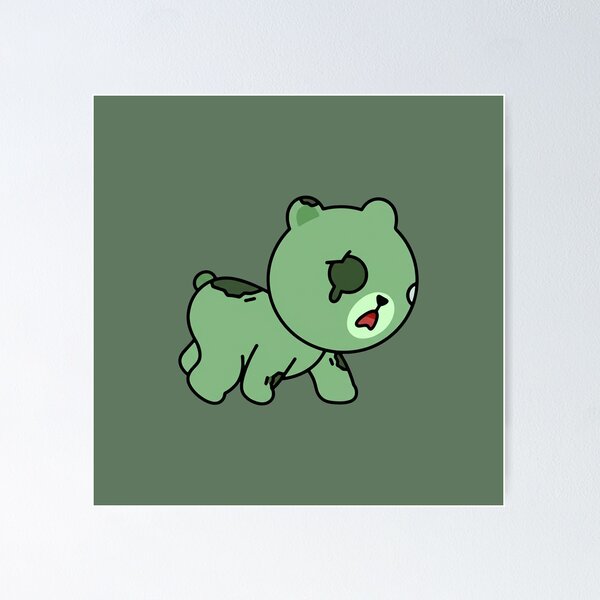 Item preview, Crawling Weary Green Bear designed and sold by zzz888.