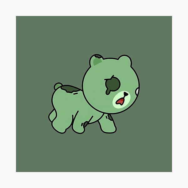 Item preview, Crawling Weary Green Bear designed and sold by zzz888.