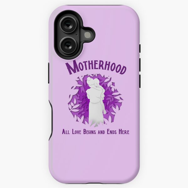 Item preview, Motherhood All Love Begins and Ends Here, mother's gift idea designed and sold by Des1gn4fun.