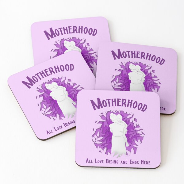 Item preview, Motherhood All Love Begins and Ends Here, mother's gift idea designed and sold by Des1gn4fun.