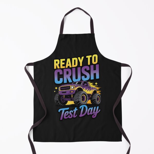 Item preview, Ready To Crush Test Day: Motivational Monster Truck Artwork For Students designed and sold by elynne9.